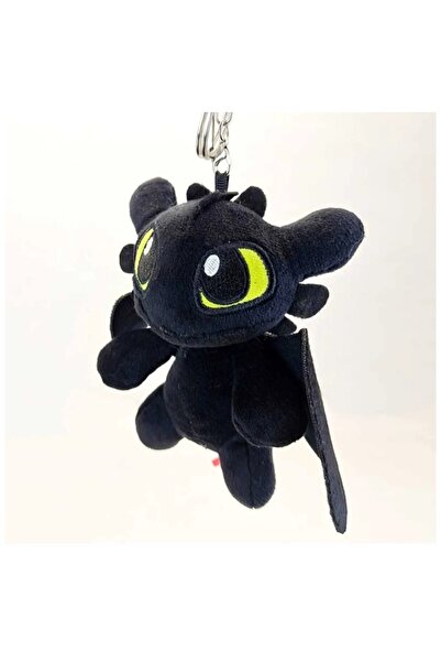 Meyra Accessories Toothless Dragon the Fury of the Night How to Train Your Dragon Keychain Bag Ornament Charm Plush Toy