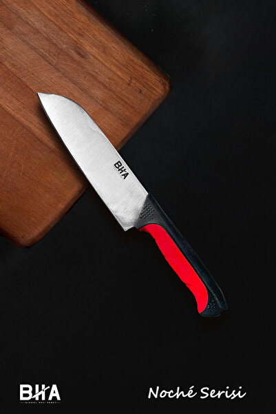 B-H-A BIÇAKÇI HACI AHMET BHA Sürmene Noché Profesyonel Santoku Şef Bıçağı - 1...