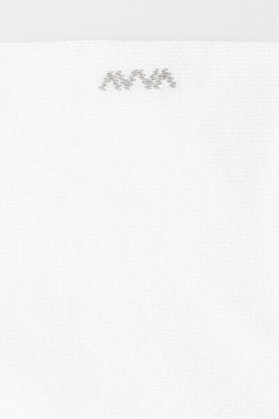 Avva Men's White Cotton Booties Socks B 008556