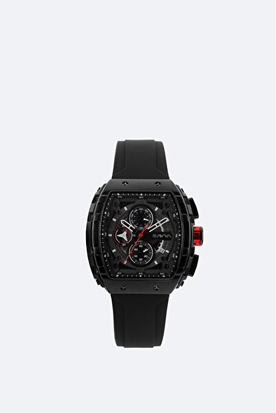 Avva Men's Black Silicone Boxed Watch B 009018