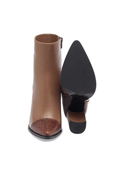 Tergan Kahve Hakiki Deri Kadın Bot - K23K1BT67059-I0A
