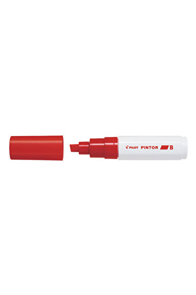 Pilot Pintor paint marker, beveled tip, 8 mm, red
