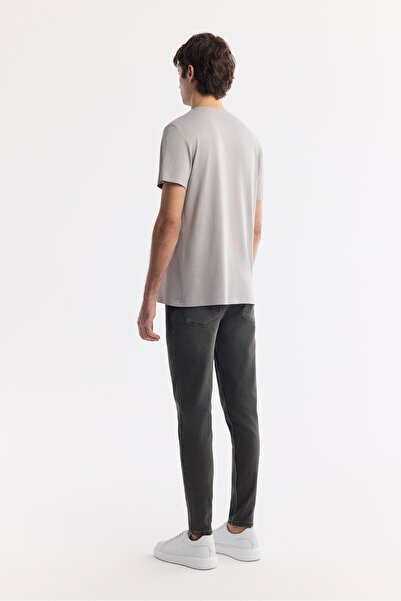 Avva Pánské tričko Stone Crew Neck Soft Touch Basic Regular Fit B001171