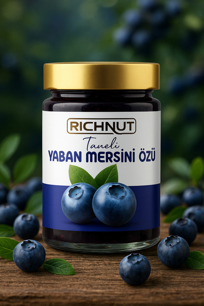 RİCHNUT Yaban Mersini Özü (Katkı, Koruyucu, Renklendirici İÇERMEZ)
