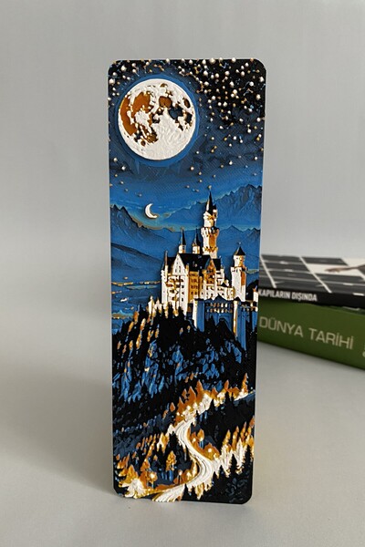Good To Glow Almanya Neuschwanstein Disney Kalesi Kabartmalı Kitap Ayracı - K...
