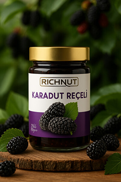 RİCHNUT Karadut Reçeli (Katkı, Koruyucu, Renklendirici İÇERMEZ)