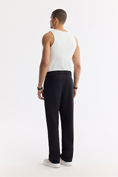 Avva Men's White U-Neck Basic Cotton Ribbed Regular Fit Undershirt A51Y1127