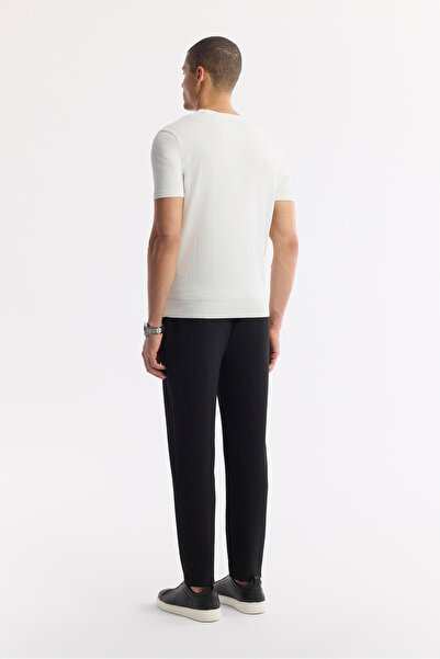 Avva Ανδρικό μπλουζάκι με λαιμόκοψη από ραγιόν, κανονική εφαρμογή, μπλουζάκι A51Y5004