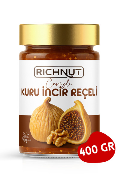 RİCHNUT Cevizli Kuru İncir Reçeli (Katkı, Koruyucu, Renklendirici İÇERMEZ)