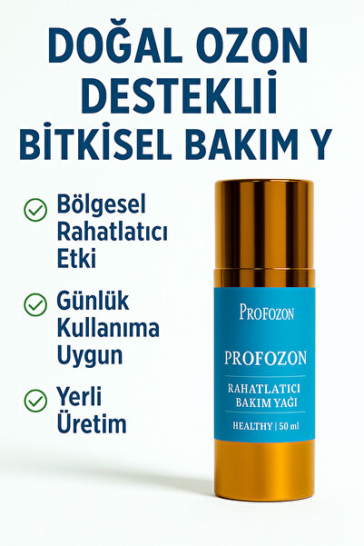 profozon Ozon Yağı 50 ml | Hassas Bölge Bakımı ve Ferahlık Hissi Sağlayan Doğ...