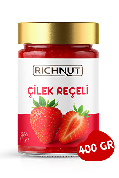 RİCHNUT Çilek Reçeli (Katkı, Koruyucu, Renklendirici İÇERMEZ)