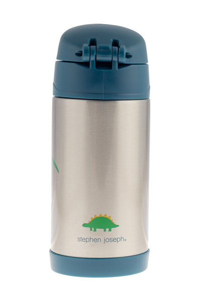Stephen Joseph Dinosaur Stainless Straw Drinker with Lid