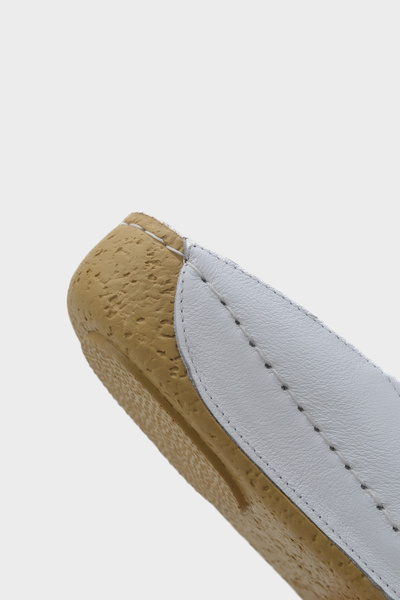 Capone Outfitters Γυναικείες παντόφλες Nissa Cross Banded Leather Comfort Ανατομικές