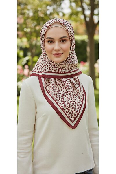 Baştacı SOFT 0398 BORDO EŞARP