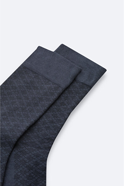 Avva Мъжки чорапи от бамбук с антрацитен десен A42Y8516