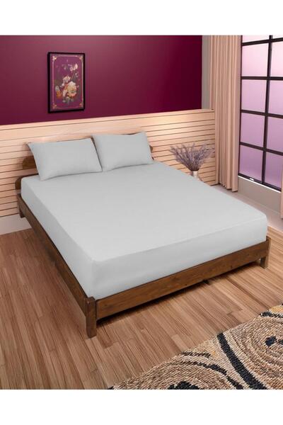 Lavin 100% Cotton Double Elastic Fitted Sheet Set