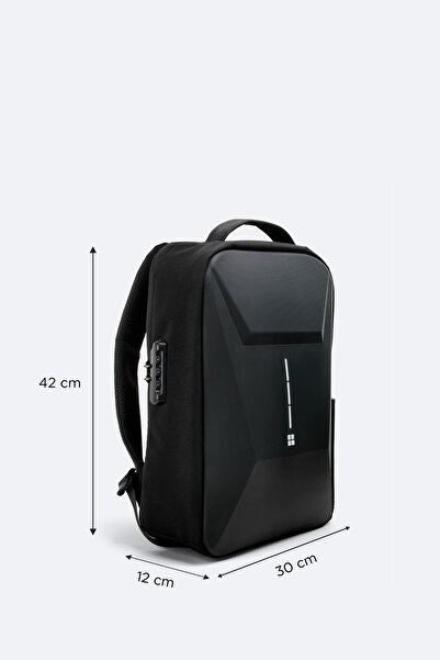 Avva Ανδρικό σακίδιο πλάτης μαύρο κοχύλι A42Y9126