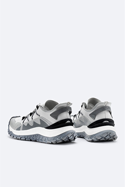 Avva Erkek Gri %100 Kauçuk Taban Su İtici Sneaker Ayakkabı A42Y8011