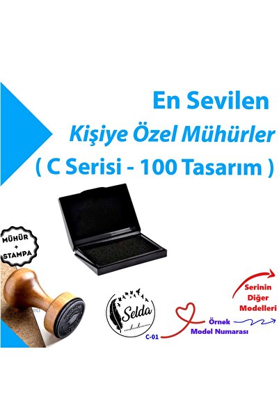 E-Hediyeci Kitap Mührü, Kitap Kaşesi, Kişiye Özel Mühür, Kişiye Özel Hediye C Serisi (100 YENİ MODEL)