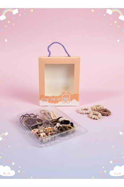 BATU GİYİM Set de catarame în cutie pentru fetiță și copil