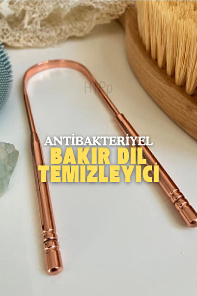 SARFEX Dil Temizleme Dil Sıyırıcı Bakır Hijyenik Saglam Saplı Bakır Sıyırıcı ...