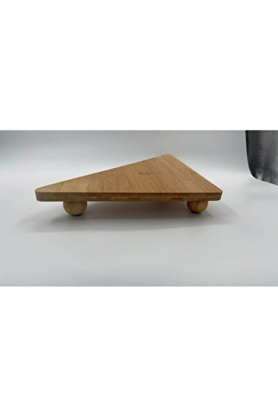 ERKUGO Bamboo Ball Leg Triangle Stand, Bamboo Presentation Stand (21X40)