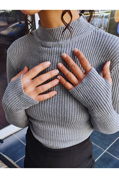 Varol Triko Parmak Detaylı Badi