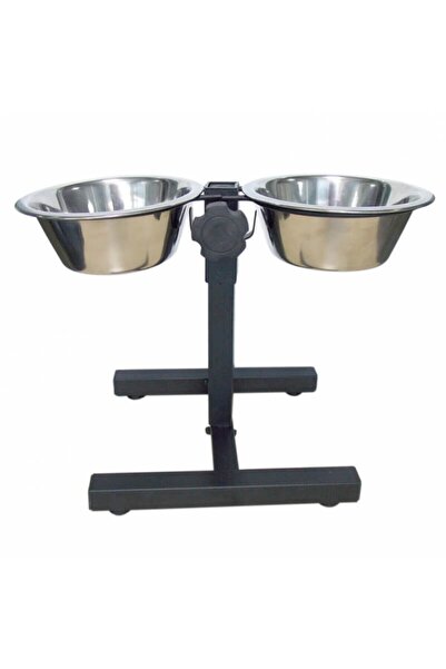 Tommy Tel Ayaklı İkili Çelik Mama Kabı 10 OZ 0.3lt Kedi ve Yavru köpek için u...