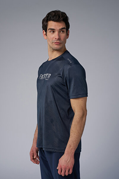 bilcee Чоловіча синя тренувальна футболка 3951
