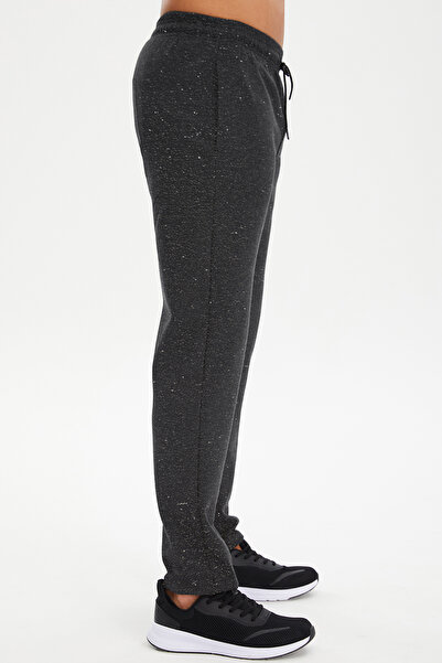 bilcee Peak Men's Anthracite Elastic Leg Jogger Sweatpants 7029