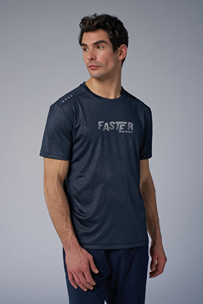 bilcee Чоловіча синя тренувальна футболка 3951