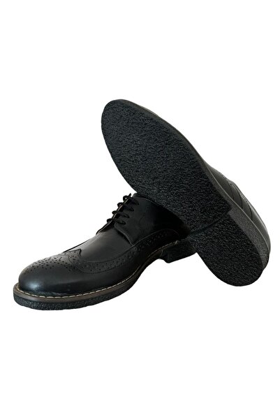 Liger Чоловічі повсякденні черевики з натуральної шкіри - ЧОРНІ