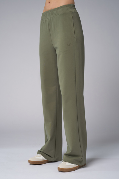 bilcee Γυναικείο Σετ παντελονιού με στάμπα με πράσινη πέτρα 4043