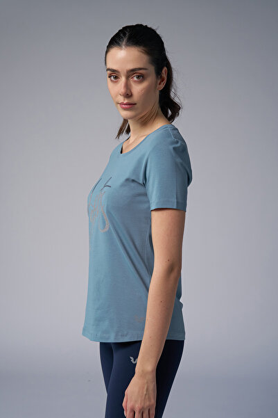 bilcee Футболка з синім принтом - Жіноча Футболка з синім принтом