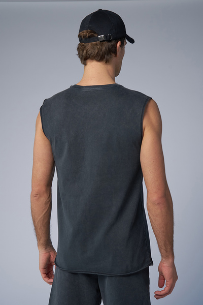 bilcee Men's Anthracite Washed Athlete 3915