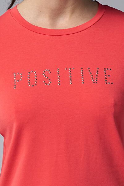 bilcee Γυναικείο μπλουζάκι Camellia Geometric Droplet 4176