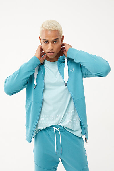 bilcee Чоловічий темно-зелений органічний бавовняний спортивний верх 0802