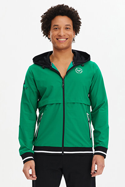 bilcee Ανδρικό πράσινο υφαντό μπλουζάκι με κουκούλα 2008