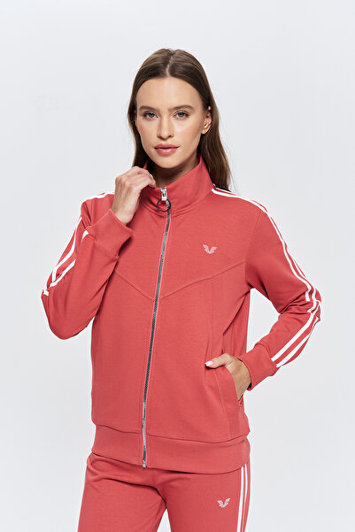 bilcee Γυναικείο Σετ Φόρμας 3 τεμαχίων με ρουζ γιακά 9907