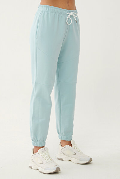 bilcee Γυναικείο αθλητικό παντελόνι Nil Green Organic Cotton - Loose Cut 0722