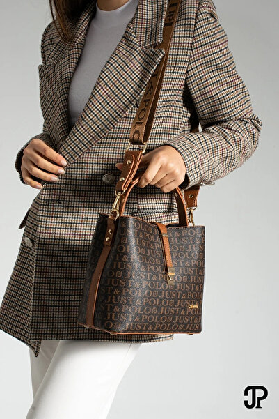 Just Polo Women's Printed Patterned Hand and Shoulder Bag