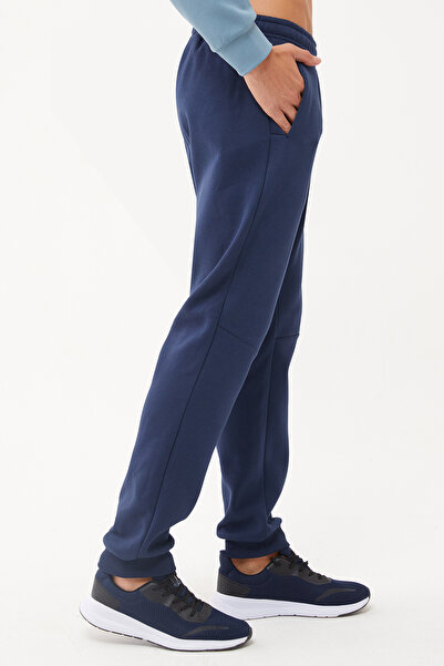 bilcee Ανδρικό παντελόνι με ριμπάνα σε μπλε ναυτικό χρώμα με 3 κλωστές 1662