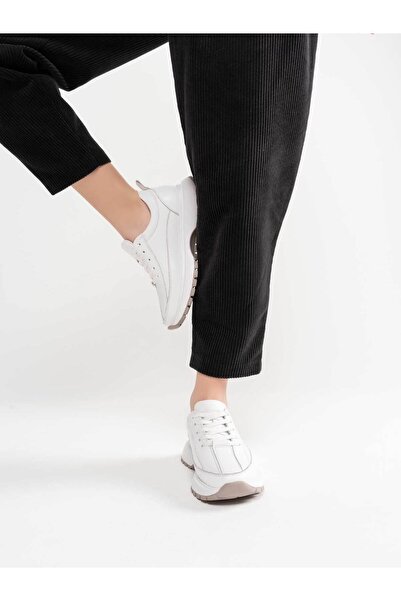 İNNABUTİKK Welsh women's platform sneaker sports shoes white