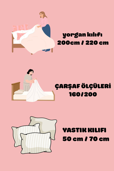 ayçiçek home Duvet Cover Set & Double Size & Non-Elastic Fitted Sheet 160*200 Fire Red Pinterest
