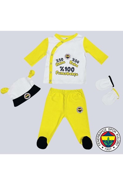 Fenerbahçe S.K. 25/26 Season Hospital Release Baby Set Yellow