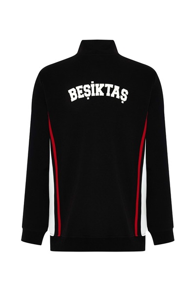 Beşiktaş S.K. Bjk Umbro 25/26 Team Training Jacket Hooded Sweat Tracksuit Top Men's Jacket Black