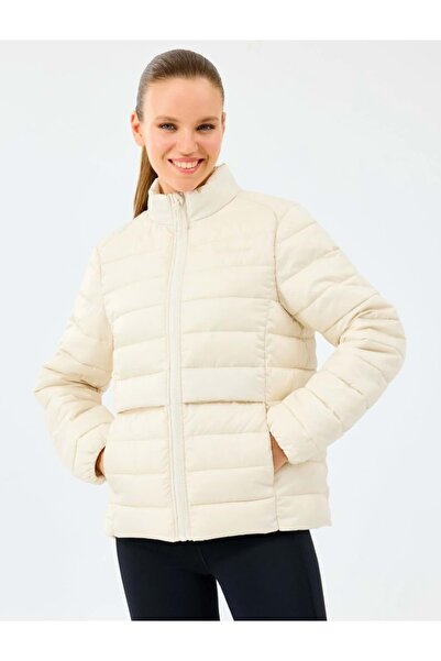 SKECHERS W Essential Outerwear Padded Jacket S231240 Women's Coat Beige
