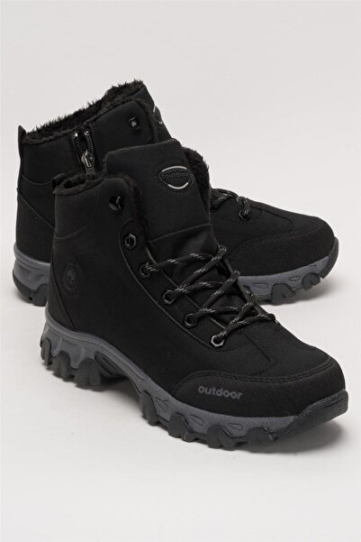 Liger Cold Proof Unisex dlouhé outdoorové trekové boty černá - kouřová