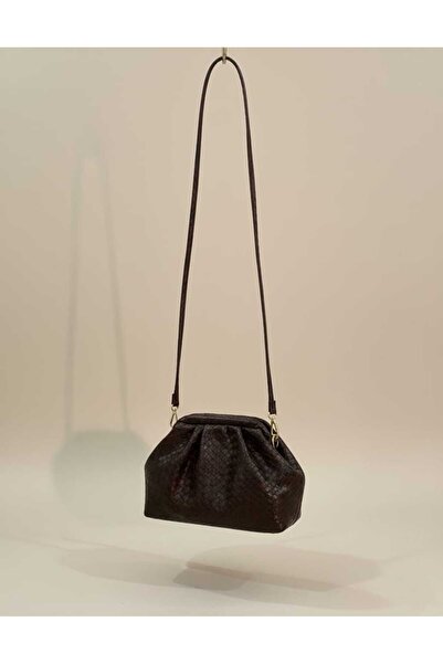 themoiss Scholarship-Patterned Bitter Coffee Shoulder and Hand Bag