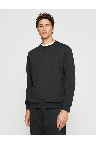 Koton Basic Sweatshirt Crew Neck